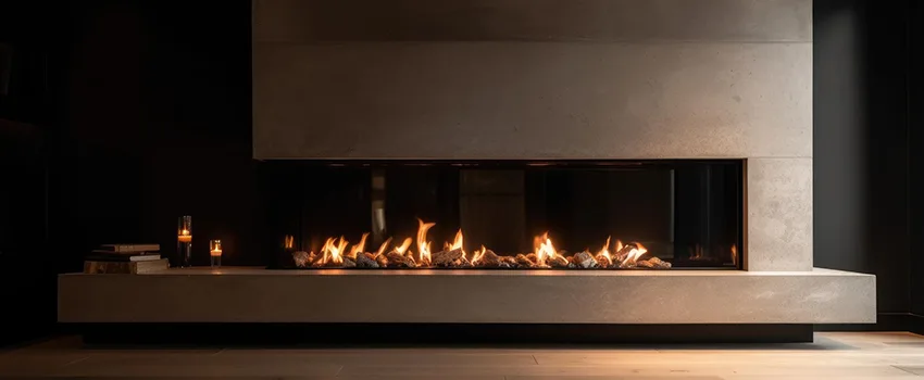 Gas Fireplace Ember Bed Design Services in West University Place, Texas