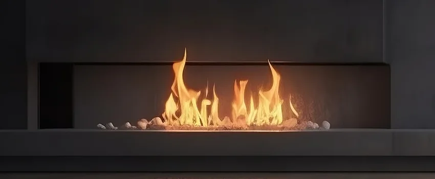 B-Vent Gas Fireplace Installation in West University Place, TX
