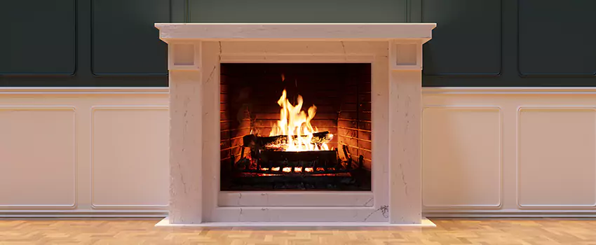 Open Flame Wood-Burning Fireplace Installation Services in West University Place, Texas