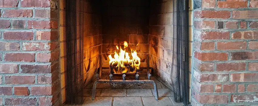 Repairing Damaged Fireplace Tiles in West University Place, Texas