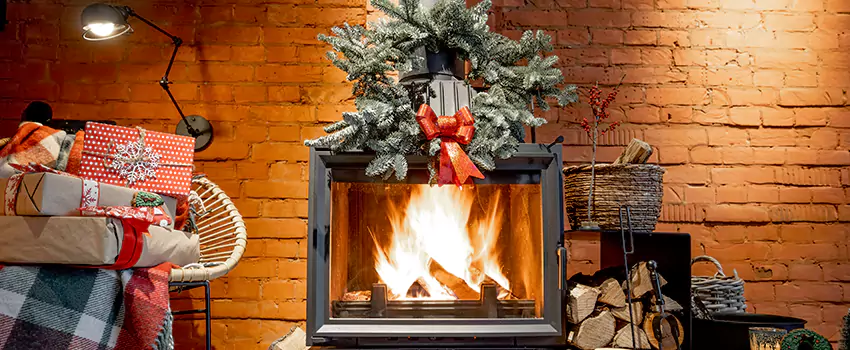 Travis Industries Linear Gas Fireplace Installation in West University Place, Texas