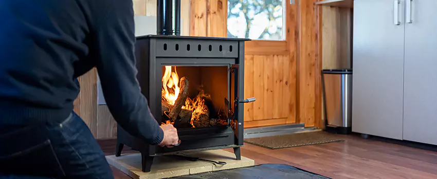 Open Hearth Wood Fireplace Installation in West University Place, TX