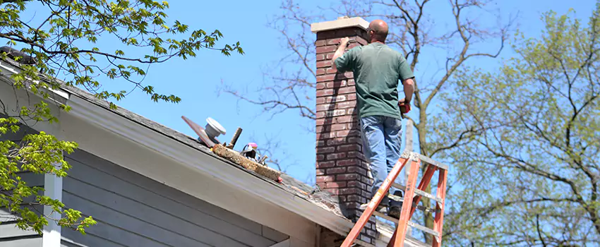 Vinyl and PVC Chimney Flashing Installation in West University Place, TX