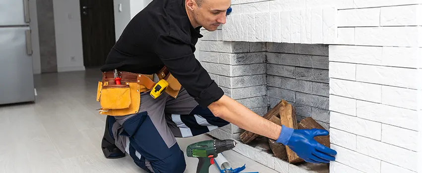 Fireplace Damaged Damper Frame Repair Services in West University Place, Texas