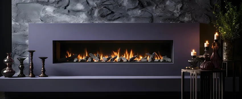 Ember Bed for Ventless Gas Fireplace in West University Place, TX