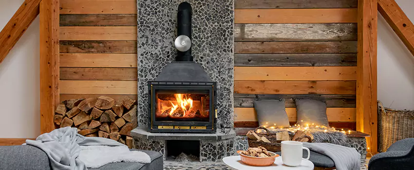 Thelin Hearth Products Direct Vent Gas Stove Fireplace Inspection in West University Place, Texas